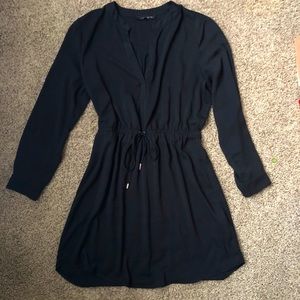 Dynamite drawstring dress in black (size L)